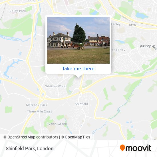 Shinfield Park map