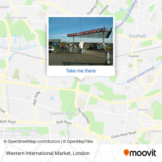 Western International Market map