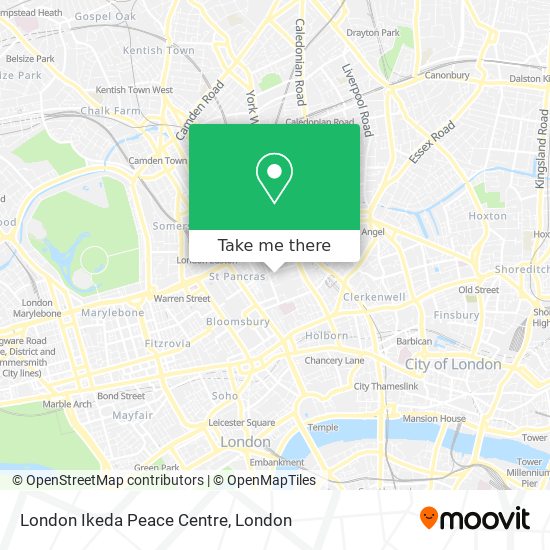 London Ikeda Peace Centre map