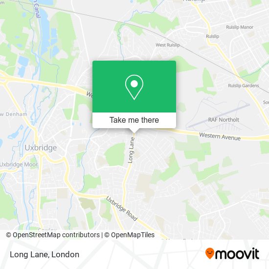 Long Lane map