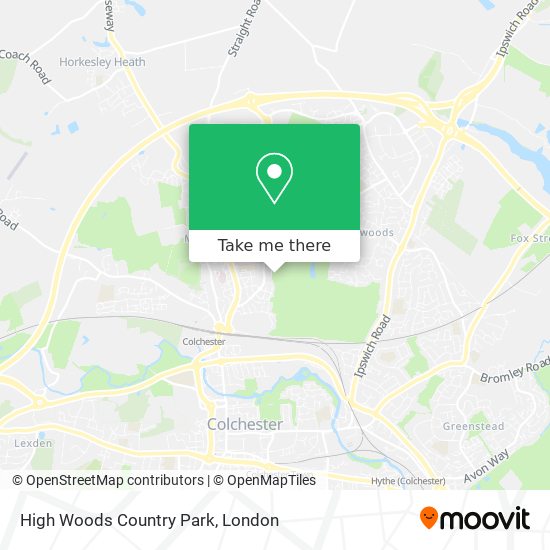 High Woods Country Park map