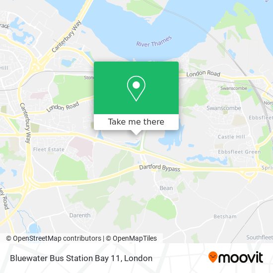 Bluewater Bus Station Bay 11 map