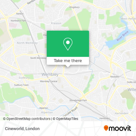 Cineworld map