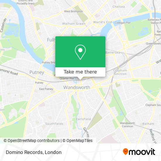 Domino Records map