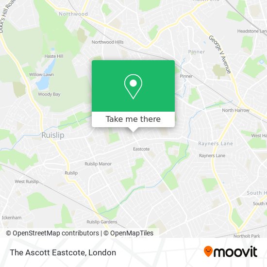 The Ascott  Eastcote map