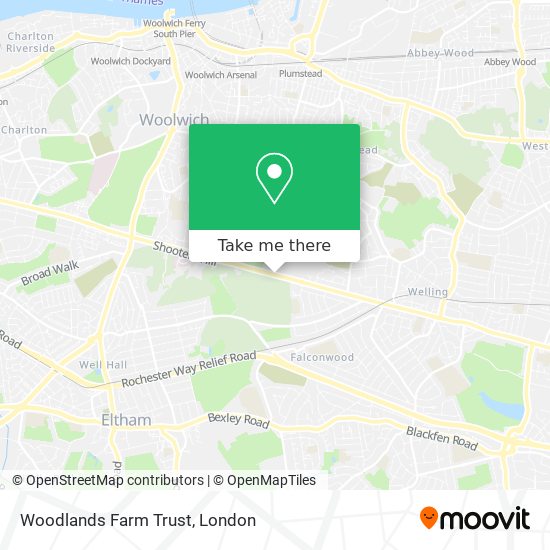 Woodlands Farm Trust map