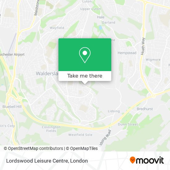 Lordswood Leisure Centre map