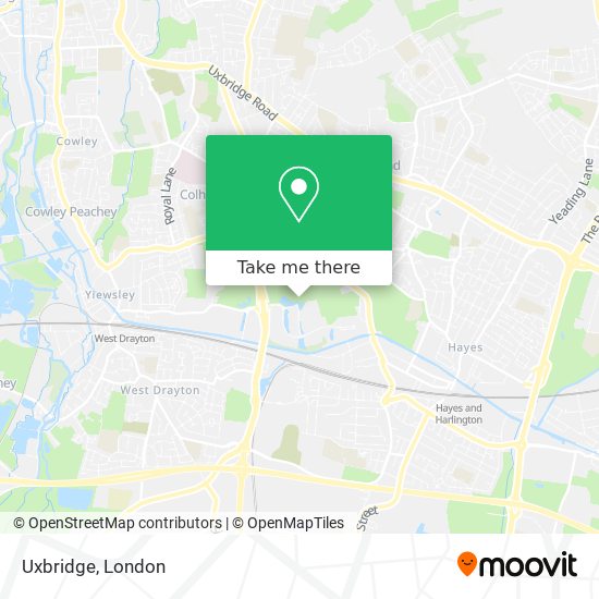 Uxbridge map