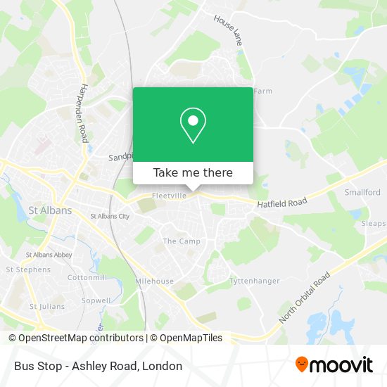 Bus Stop - Ashley Road map