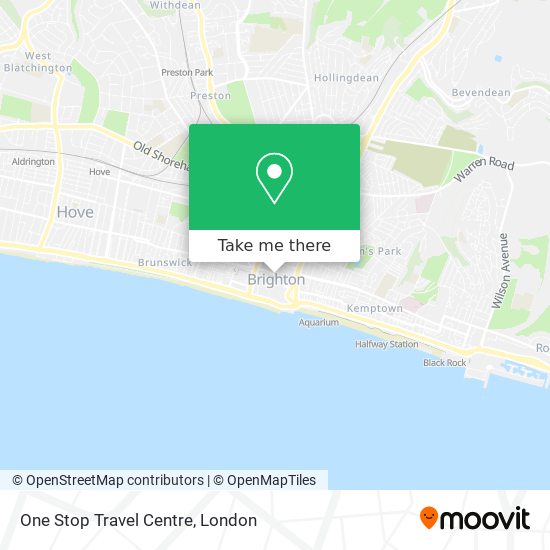 One Stop Travel Centre map