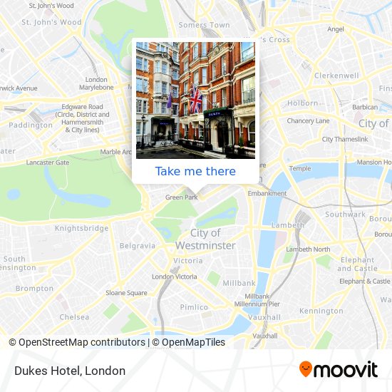 Dukes Hotel map