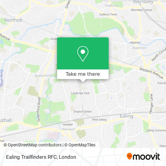 Ealing Trailfinders RFC map