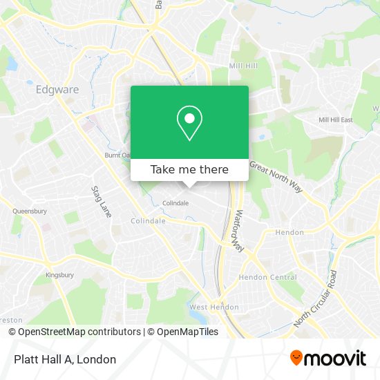 Platt Hall A map