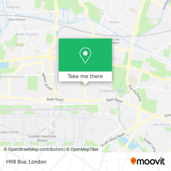 H98 Bus map