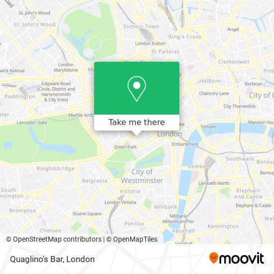 Quaglino's Bar map