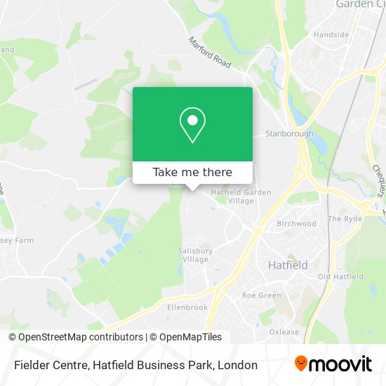 Fielder Centre, Hatfield Business Park map
