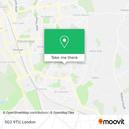 SG2 9TU map