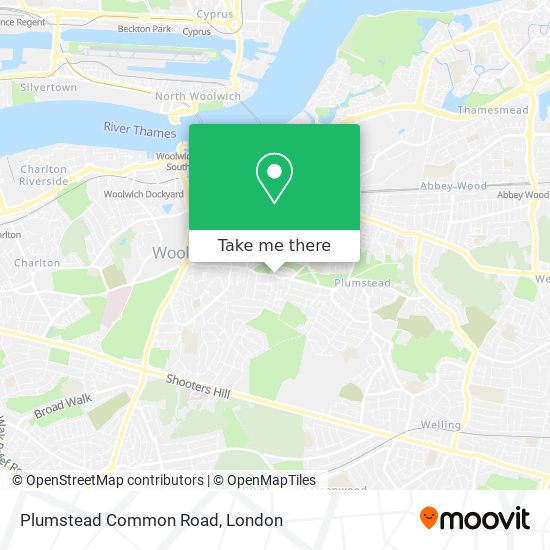 Plumstead Common Road map