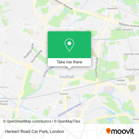 How to get to Herbert Road Car Park in Southall by bus, train or Tube?