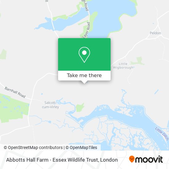 Abbotts Hall Farm - Essex Wildlife Trust map