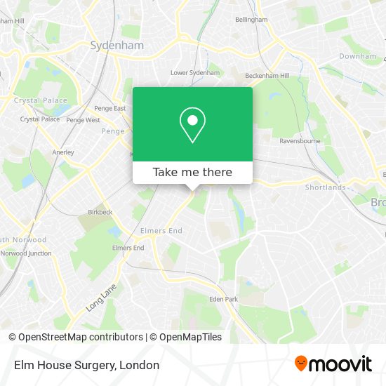 Elm House Surgery map