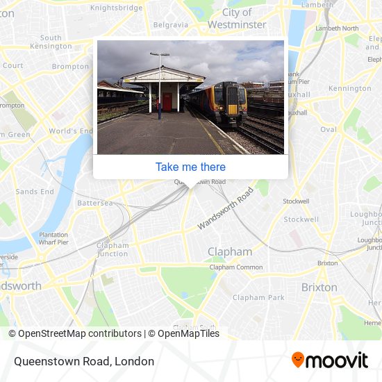 Queenstown Road map