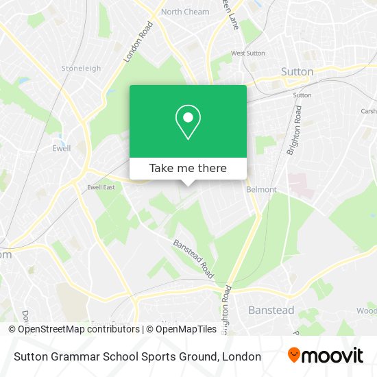 Sutton Grammar School Sports Ground map