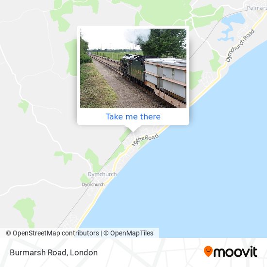 Burmarsh Road map