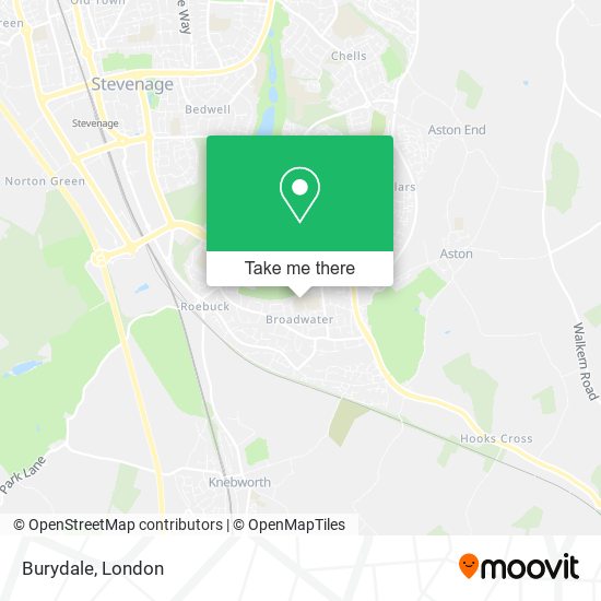 Burydale map