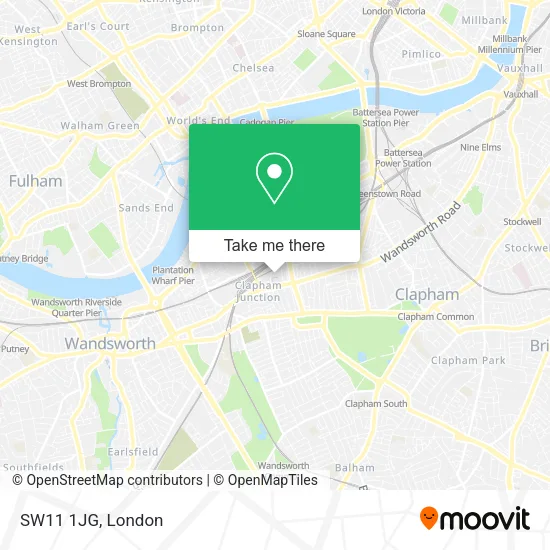 SW11 1JG map