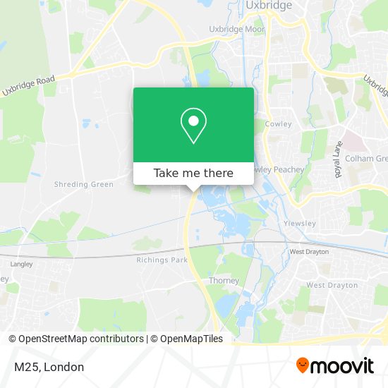 M25 map
