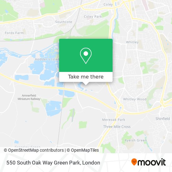 550 South Oak Way Green Park map