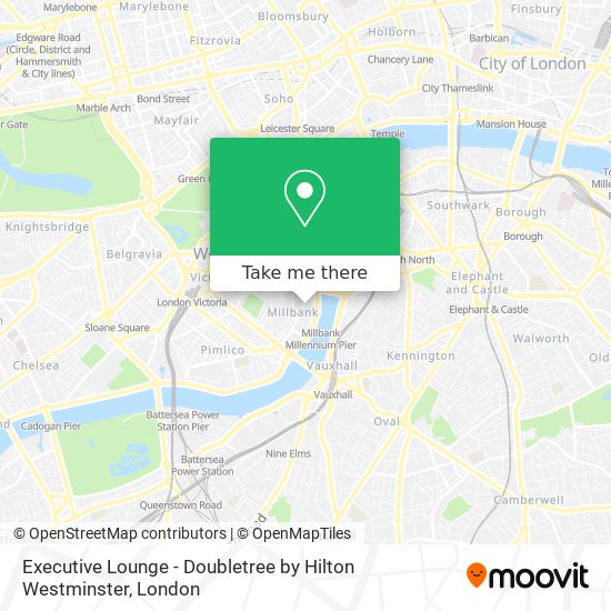 Executive Lounge - Doubletree by Hilton Westminster map
