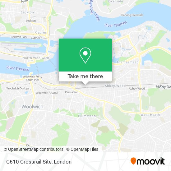 C610 Crossrail Site map