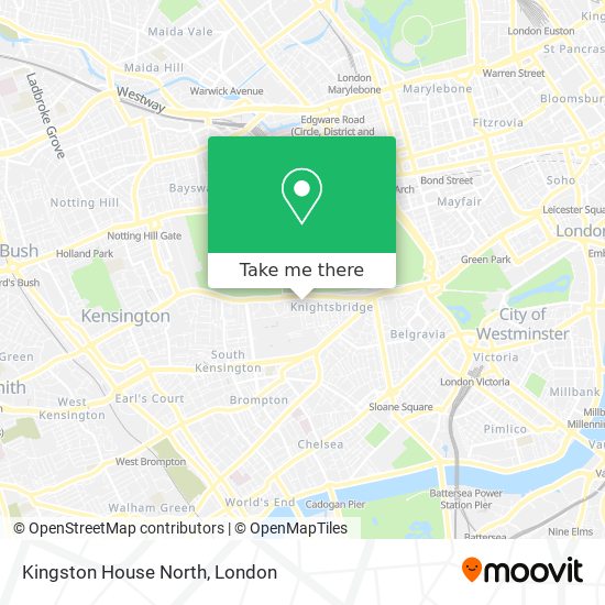 Kingston House North map