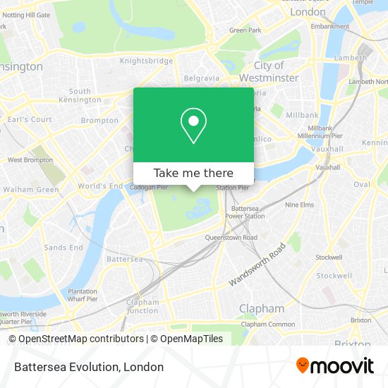 Battersea Evolution map