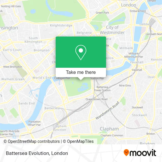 Battersea Evolution map