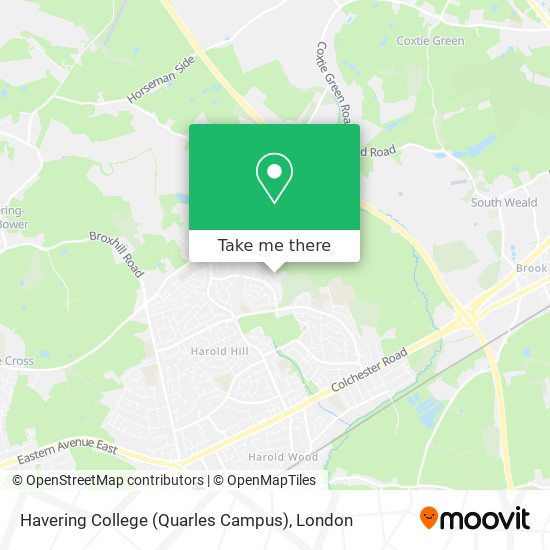 Havering College (Quarles Campus) map