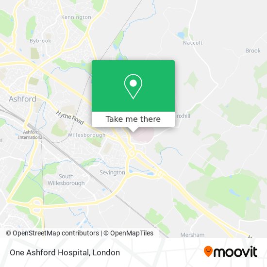 One Ashford Hospital map