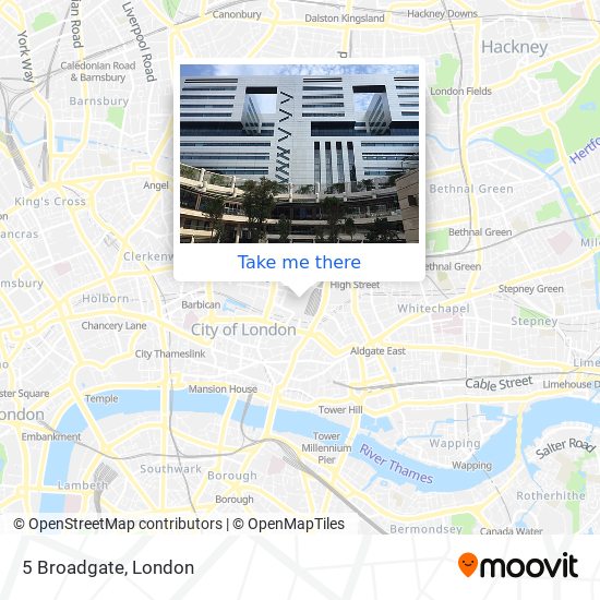 5 Broadgate map