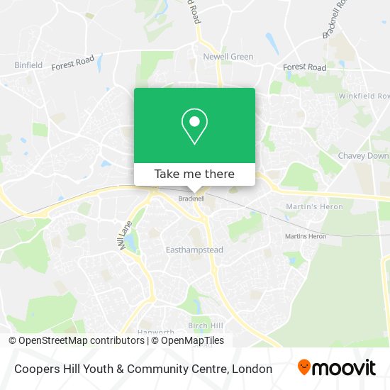 Coopers Hill Youth & Community Centre map