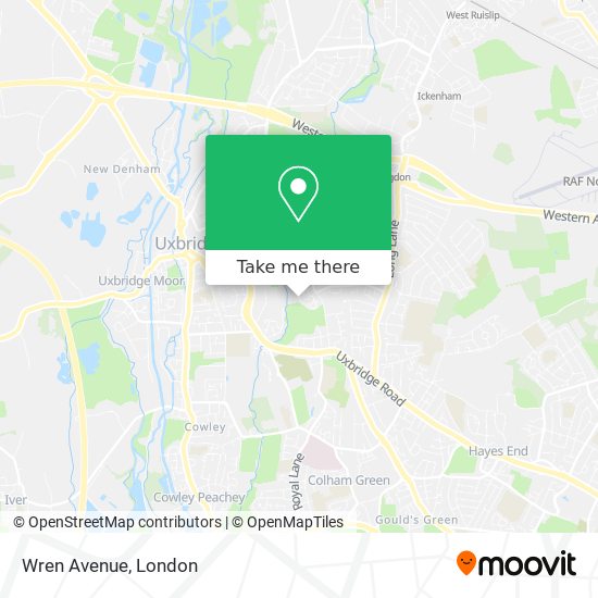 Wren Avenue map