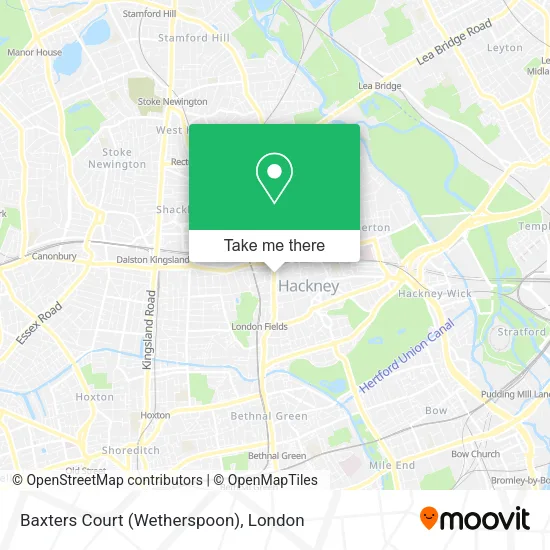 Baxters Court (Wetherspoon) map
