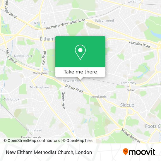 New Eltham Methodist Church map