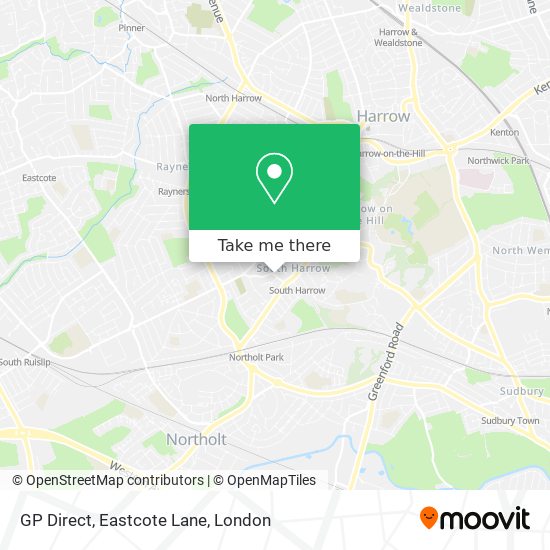 GP Direct, Eastcote Lane map