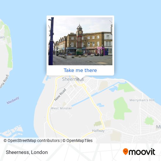Sheerness map