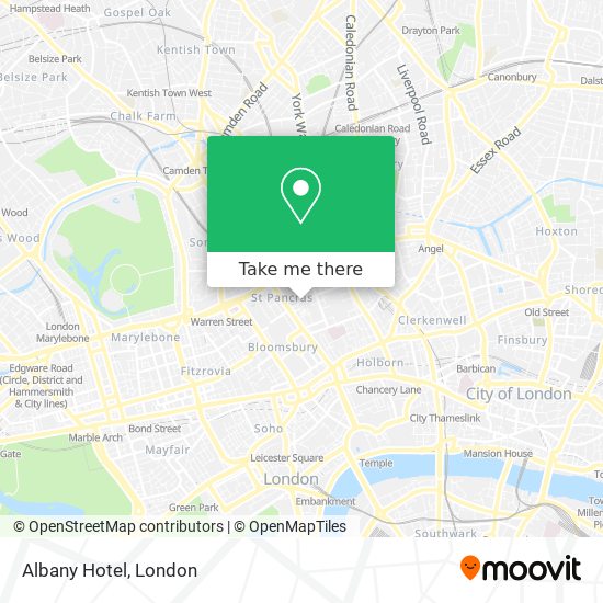 Albany Hotel map