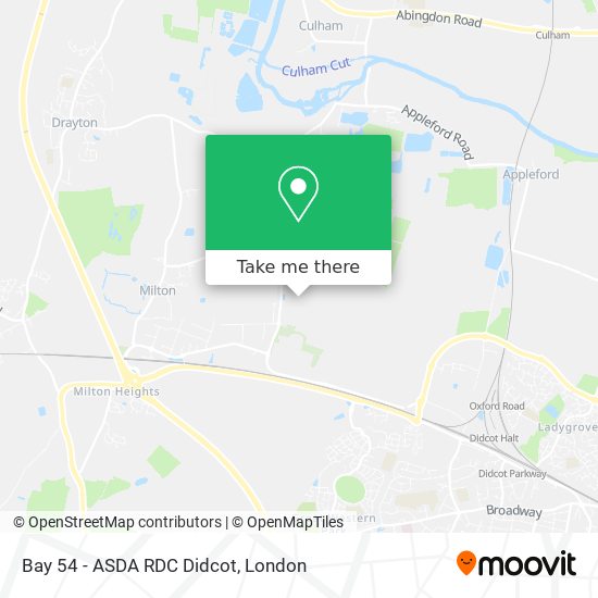 Bay 54 - ASDA RDC Didcot map