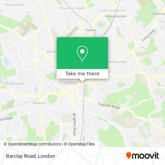 Barclay Road map