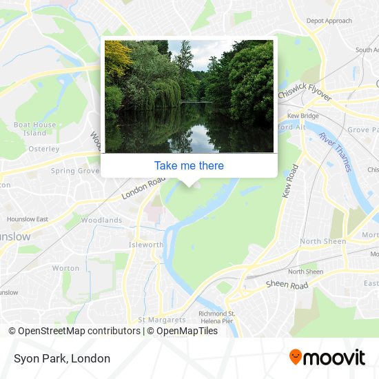 Syon Park map
